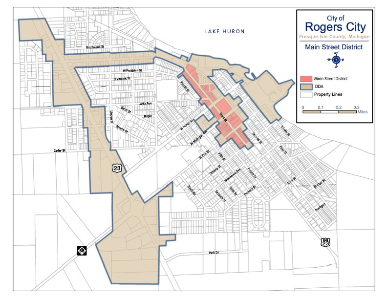 Main Street District Map Main Street District Map